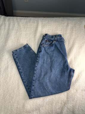 17-Riders by Lee High Waisted Tapered Leg Mom Jeans Size 14P